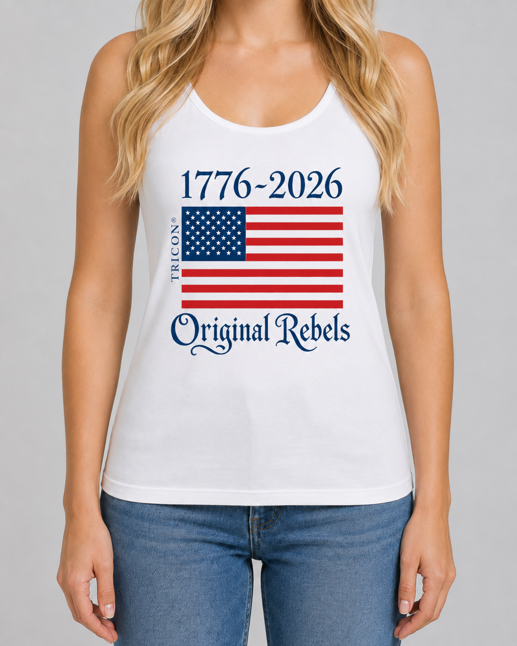 TRICON® Original Rebels American Flag 250th Anniversary Tank Top